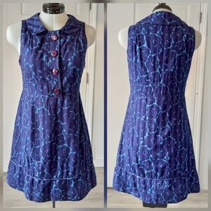 ❤️ MARC BY MARC JACOBS VINTAGE INSPIRED SLEEVELESS FIT & FLARE DRESS W/ POCKETS